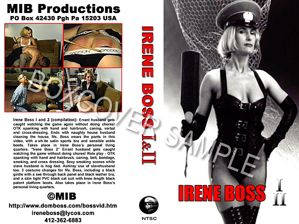 We manufacture the finet extreme FemDom DVDs on the planet! Featuring famous world class Mistresses! Irene Boss is the most popular Dominatrix on Yahoo!